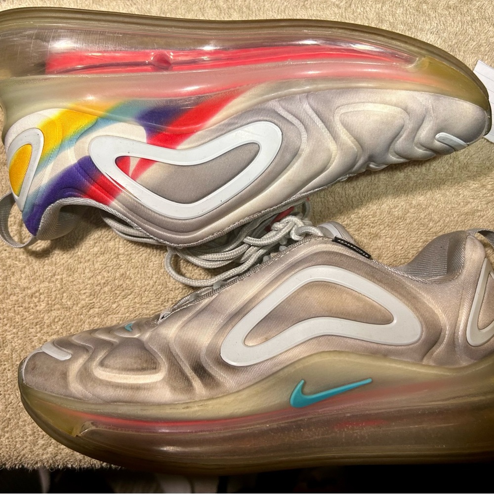 Nike Air Max 720 Sneakers with Rainbow Detail